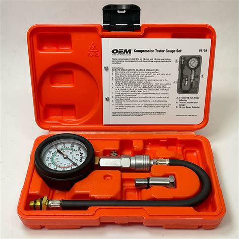 OEM tools 57138 Compression Tester Gauge Set For Compression  